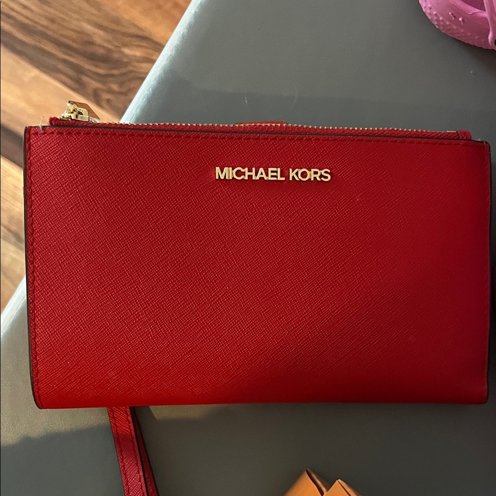 Michael Kors Scarlet Red Wallet